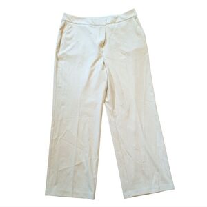 DKNY Women's Cream Trousers Size 18